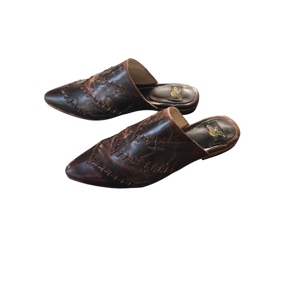 Freebird Nola Mules (cognac size 9)